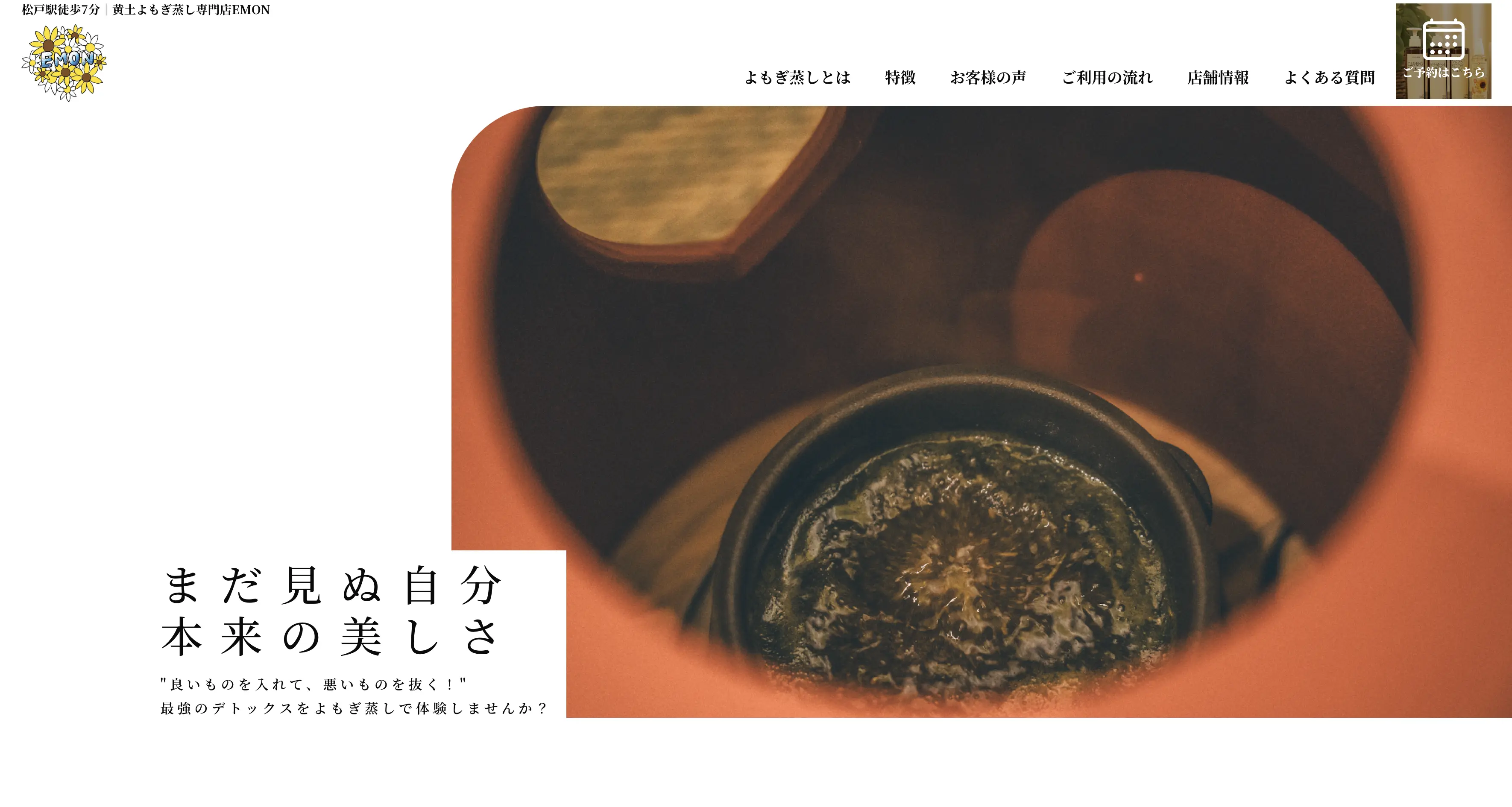 Website for an esthetic salon